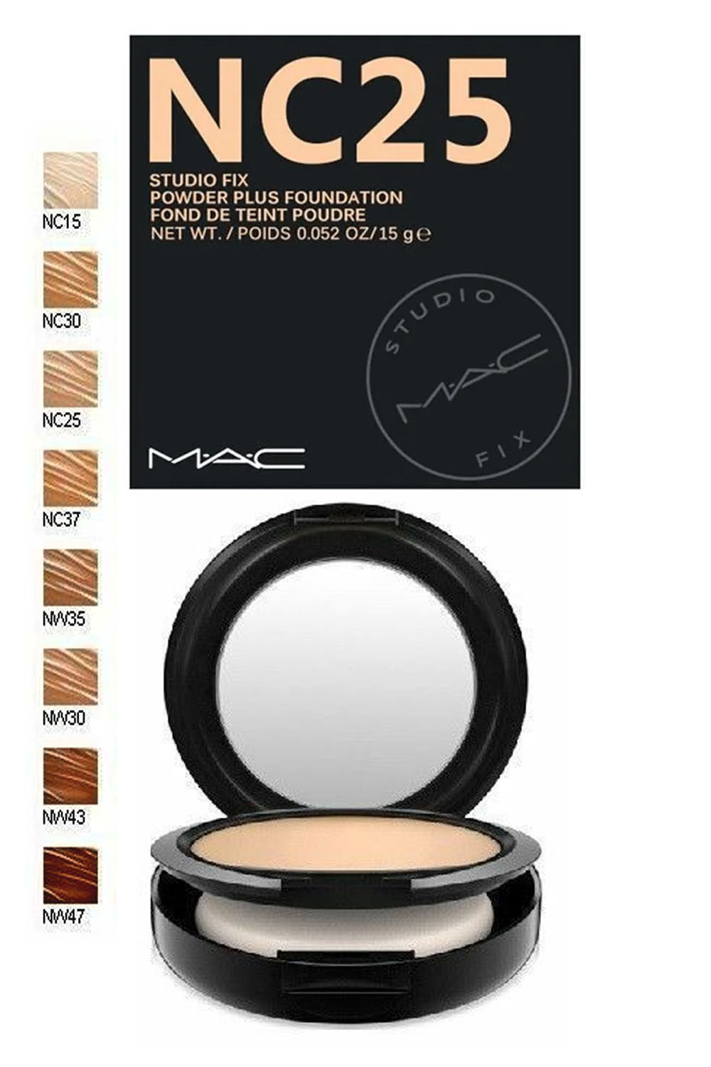 Mac Studio Fix Powder Plus Foundation - NC25